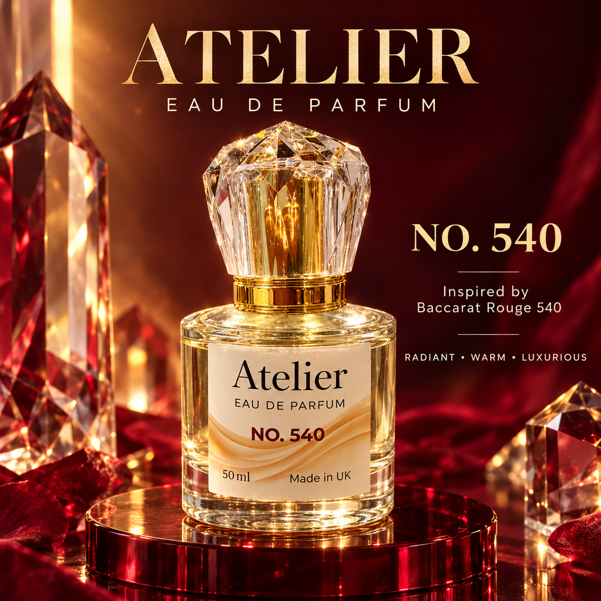 No. 540 Inspired by Baccarat Rouge 540
