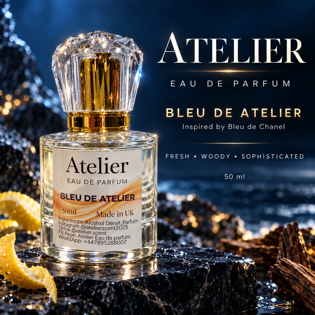 Blue de Atelier Inspired by Bleu de Chanel